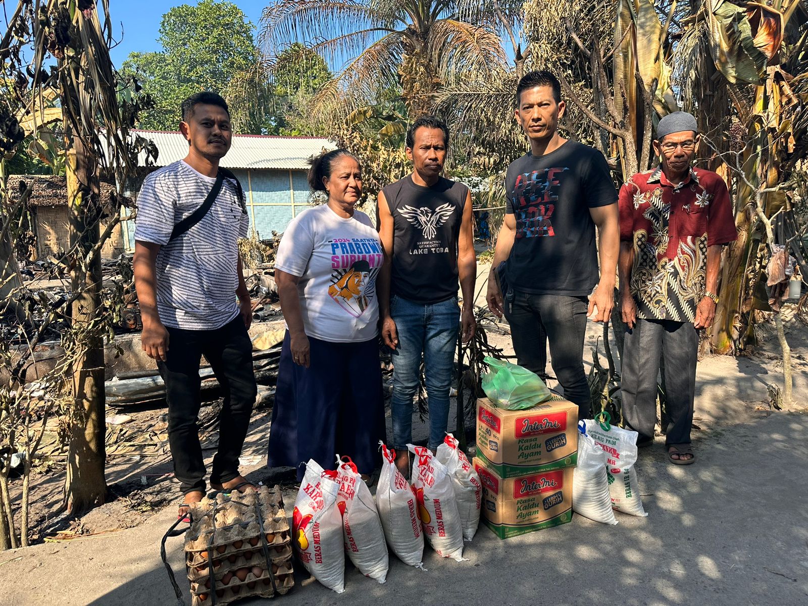 Sat Narkoba Polres Sergai Peduli Korban Kebakaran