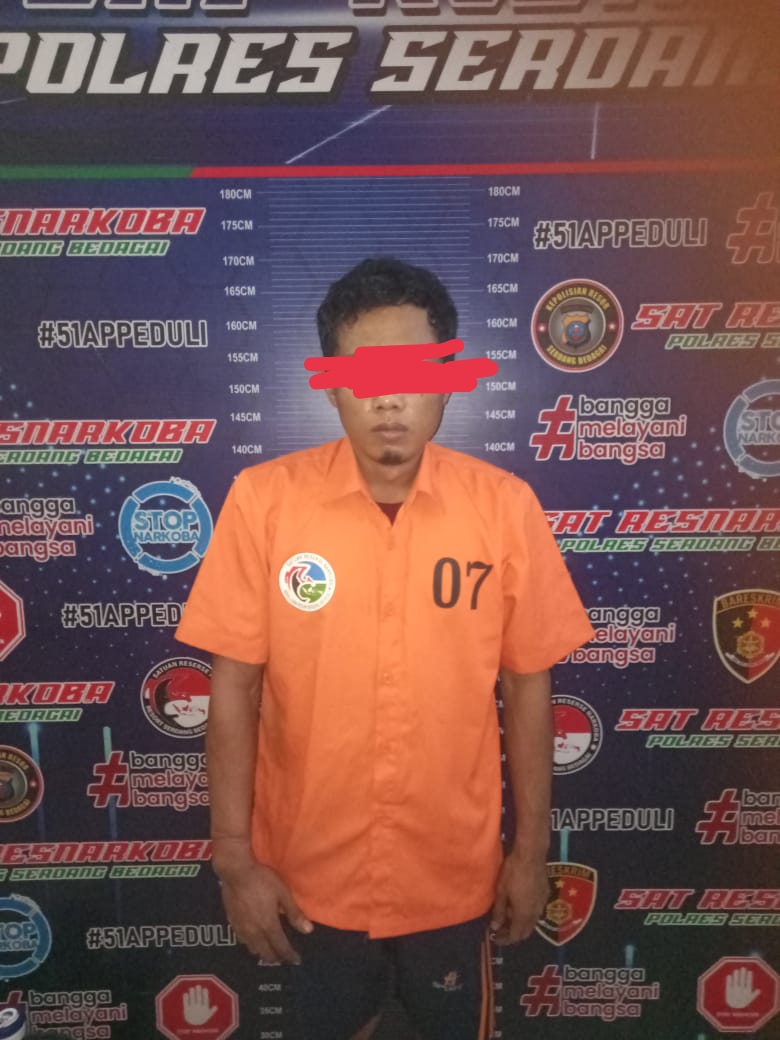 Tim Opsnal Sat Narkoba Polres Sergai Berhasil Tangkap Pria Terduga Kurir Sabu