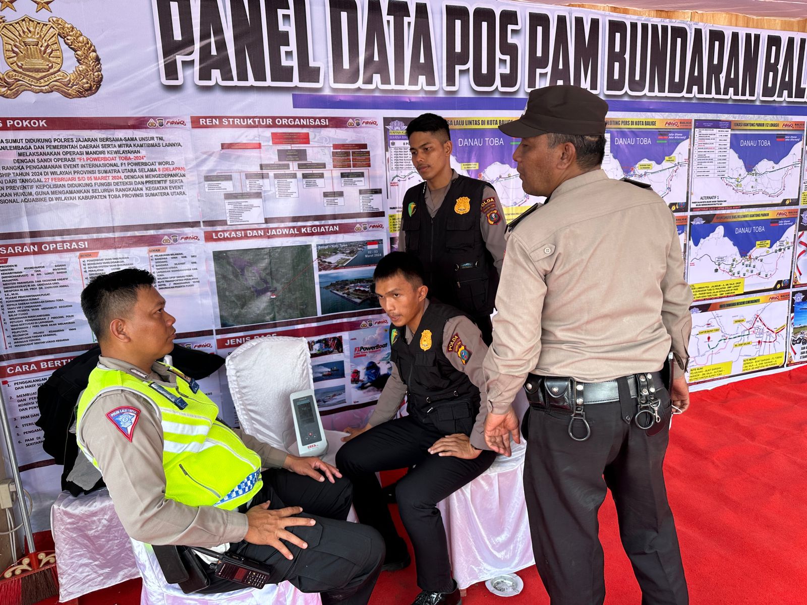 Polda Sumut Turunkan Tim Satgas Kedokteran Cek Kesehatan Personel Pengamanan F1 Powerboat