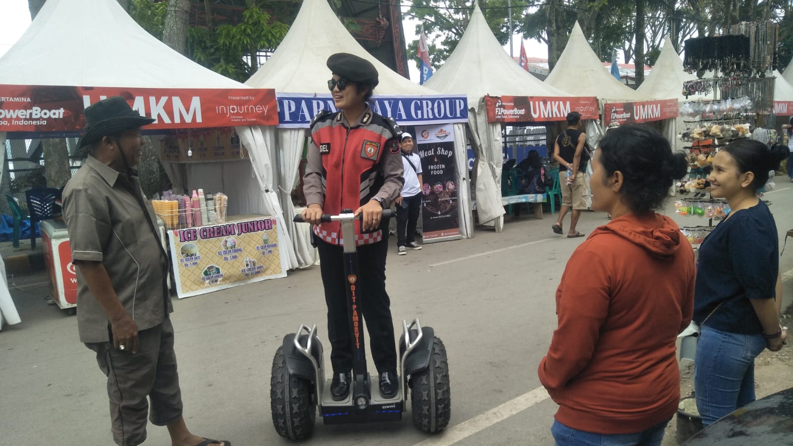 Seg Way, fasilitas Pengamanan F1 Power Boat yang diturunkan Polda Sumut
