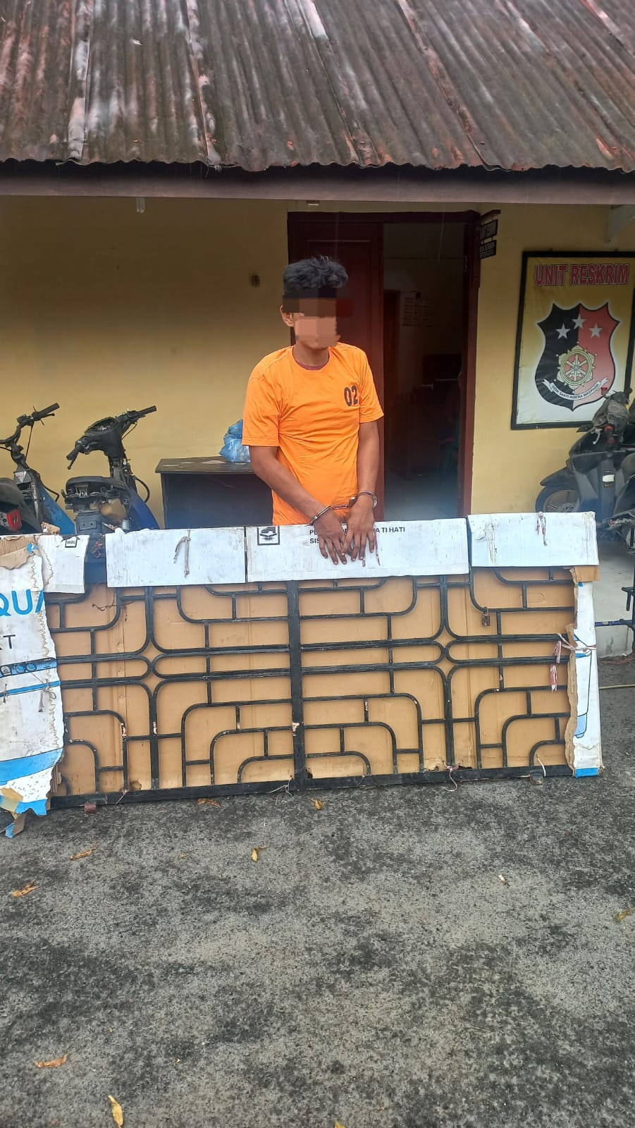 Polsek Binjai Kota Polres Binjai Tangkap Pencuri Jerjak Besi