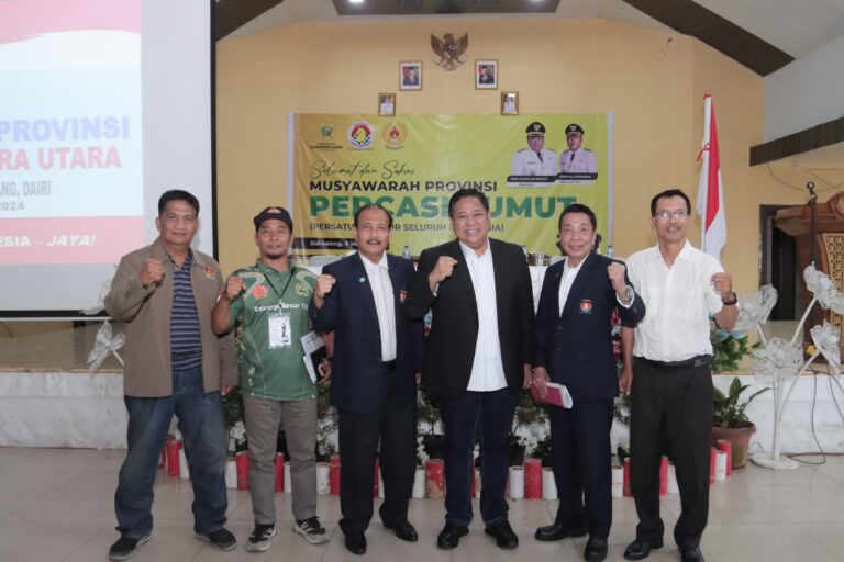 Bupati Dairi Terpilih Menjadi Ketua Percasi Sumut 