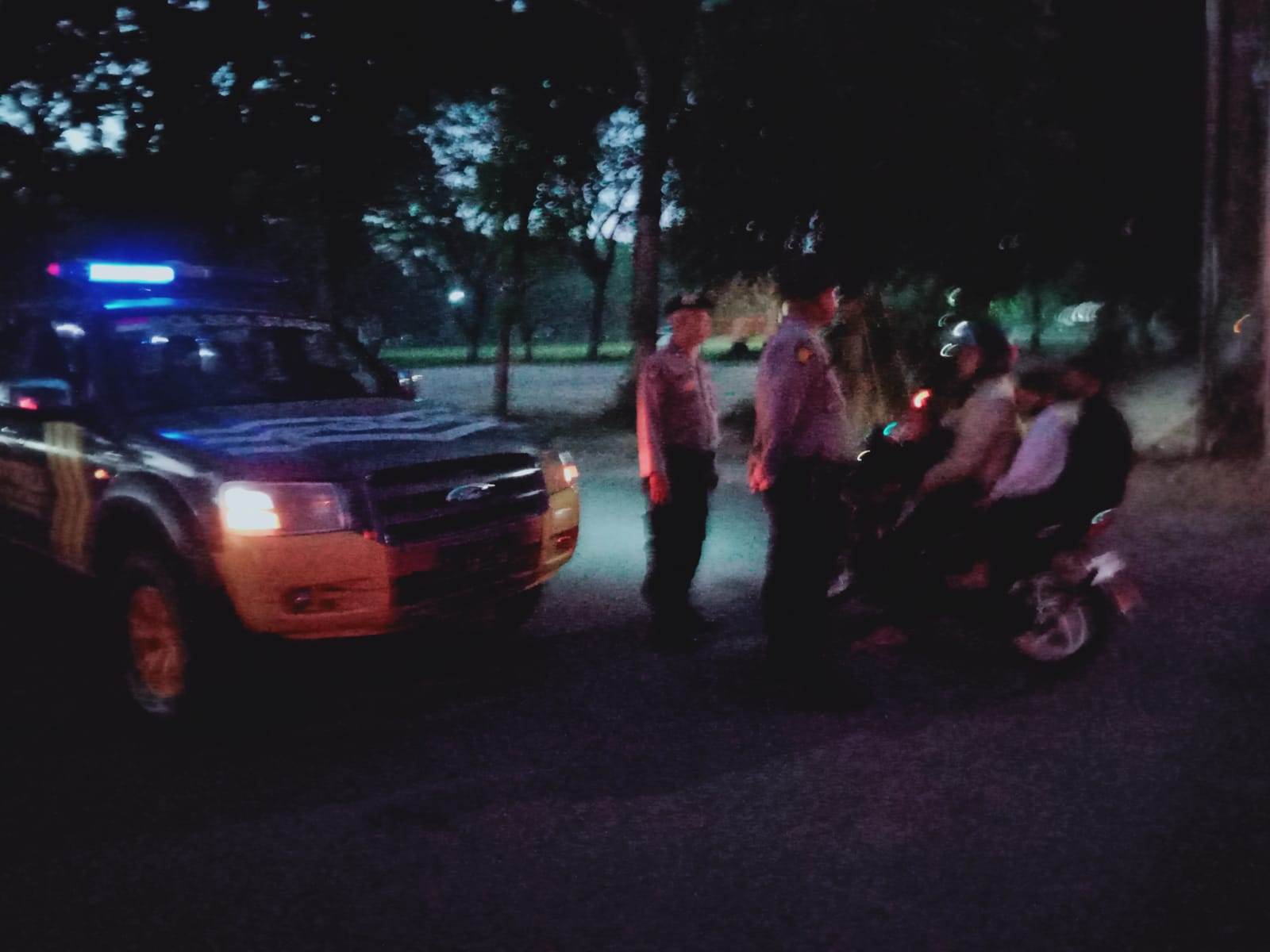 Wujudkan Kamtibmas Bulan Rahmadhan,Polsek Stabat Laksanakan Patroli Subuh