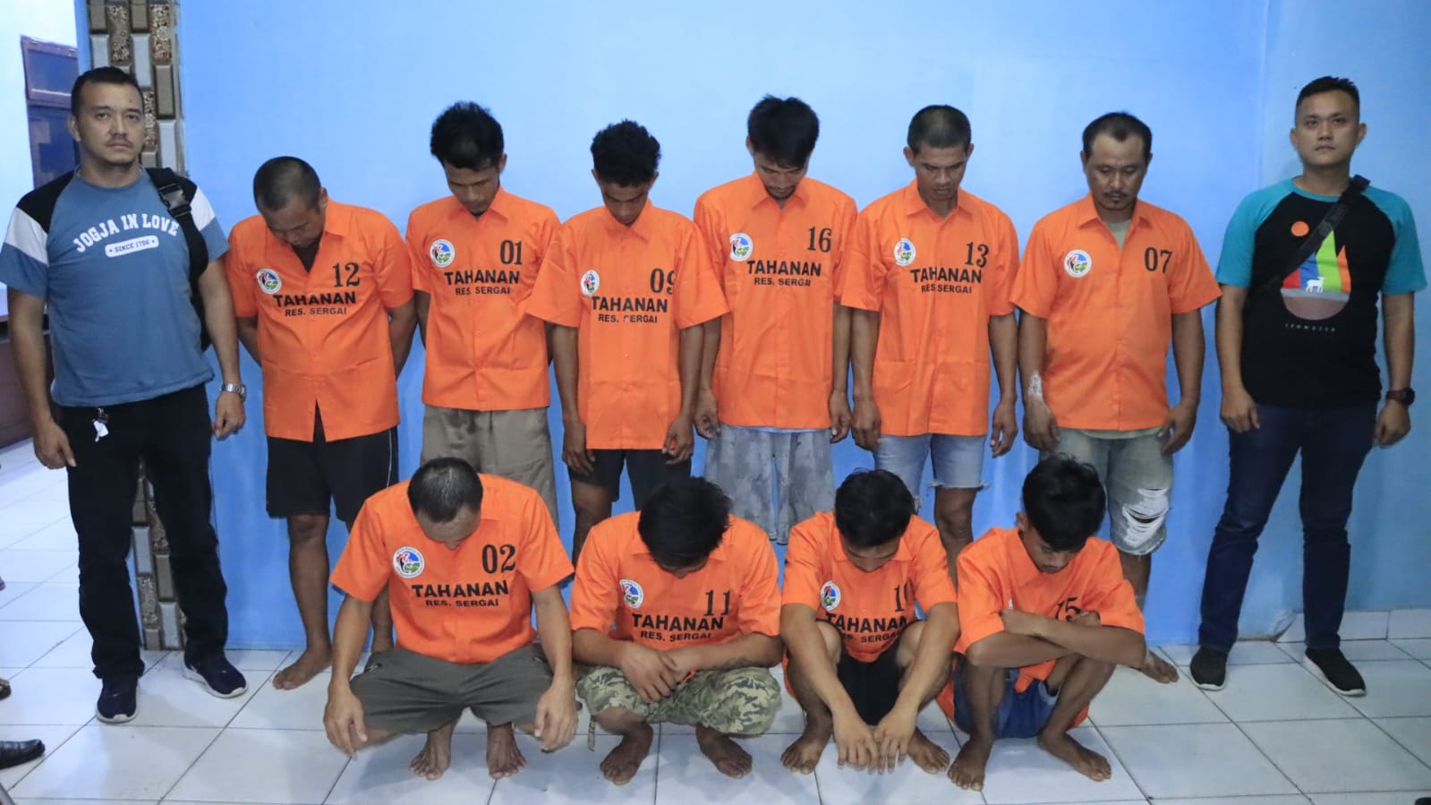 Satnarkoba Polres Sergai Berhasil Menangkap 17 Pengedar Dan Pemakai Narkoba