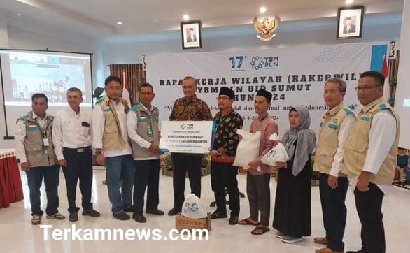 Wakil Bupati Pakpak Bharat Hadiri Rapat Kerja wilayah Yayasan Baitul Mal PLN Unit Induk distribusi Sumatera Utara Tahun 2024