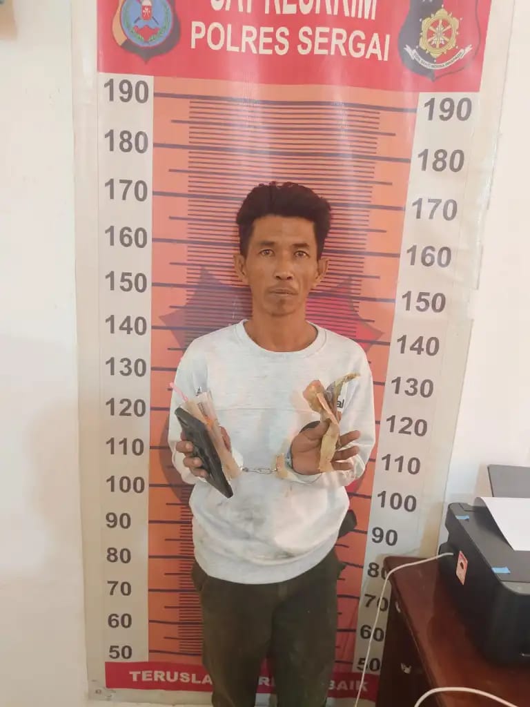 Satreskrim Polres Sergai Mengamankan Seorang Pria Terduga Penulis Jenis Togel Sidney