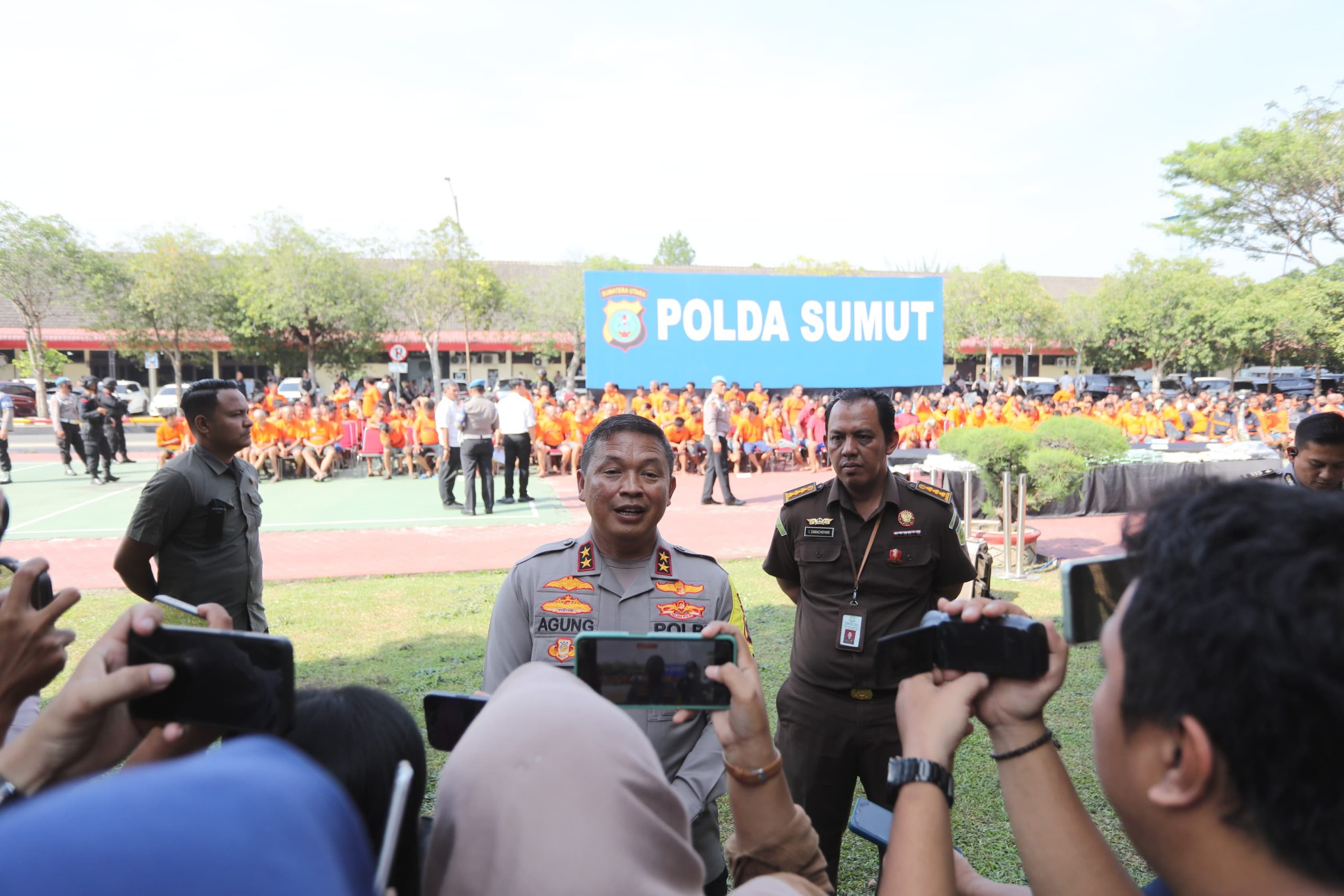 Dua Pekan 495 Pelaku Narkotika Ditangkap Polda Sumut, Ratusan Kilogram Sabu Disita