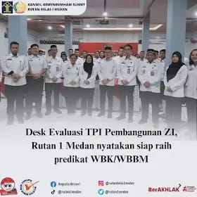 Rutan I Medan Kumham Sumut Ikuti Desk Evaluasi Tim Penilai Internal Zona Integritas menuju WBK/WBBM Tahun 2024