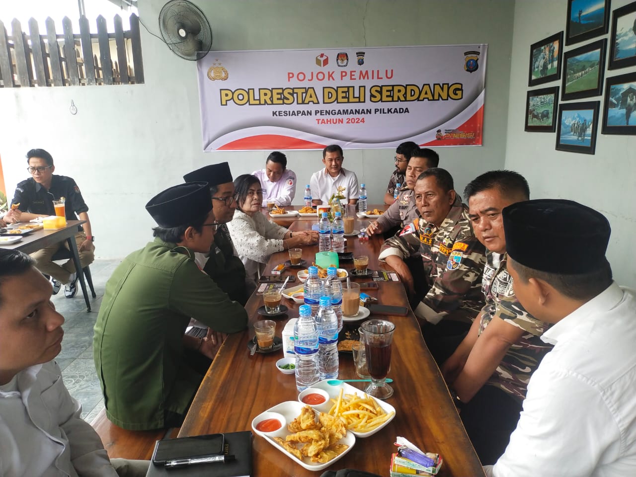 Polresta Deli Serdang Laksanakan Pojok Pemilu Dalam Menciptakan Harkamtibmas Jelang Pilkada 2024