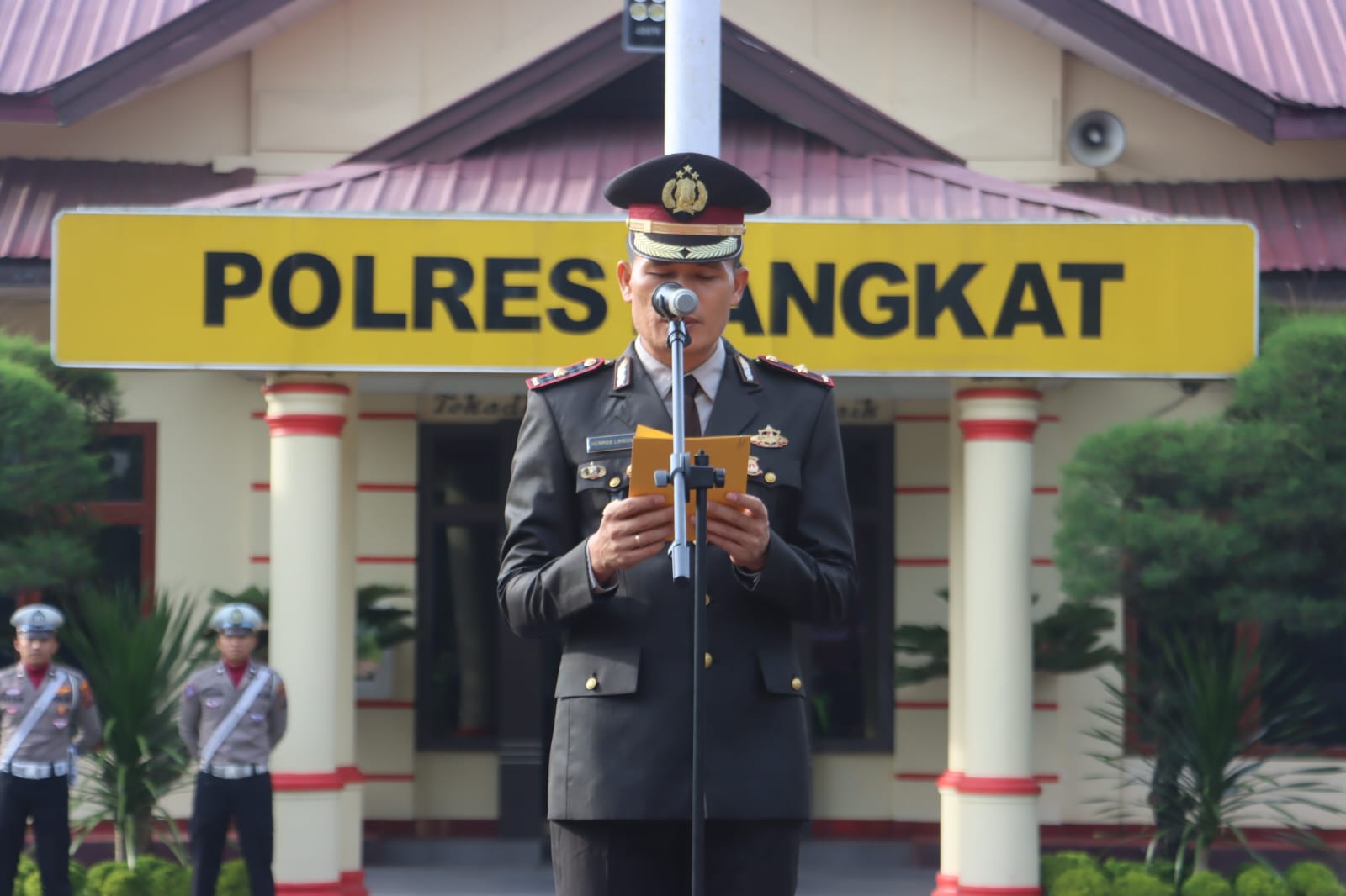 Polres Langkat Laksanakan Upacara Peringatan Hari Lahir Pancasila