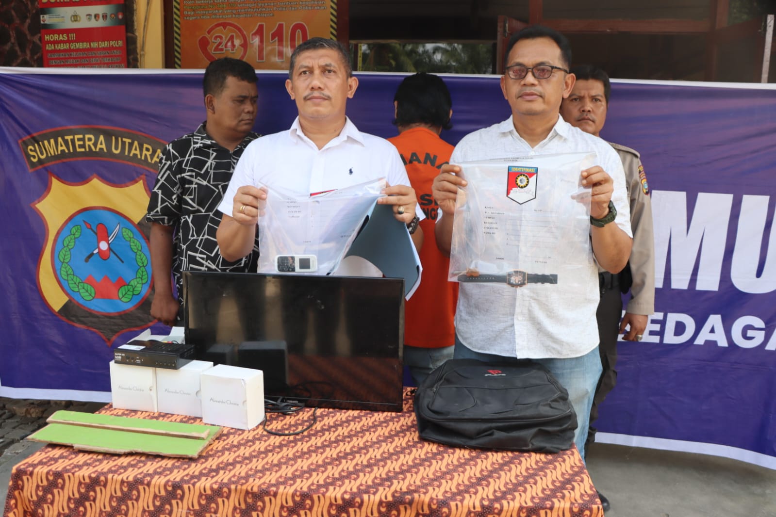 Tim Opsnal Unit Reskrim Polsek Teluk Mengkudu Polres Sergai Bekuk Pria Terduga Pelaku Pencurian Dan Pemberatan