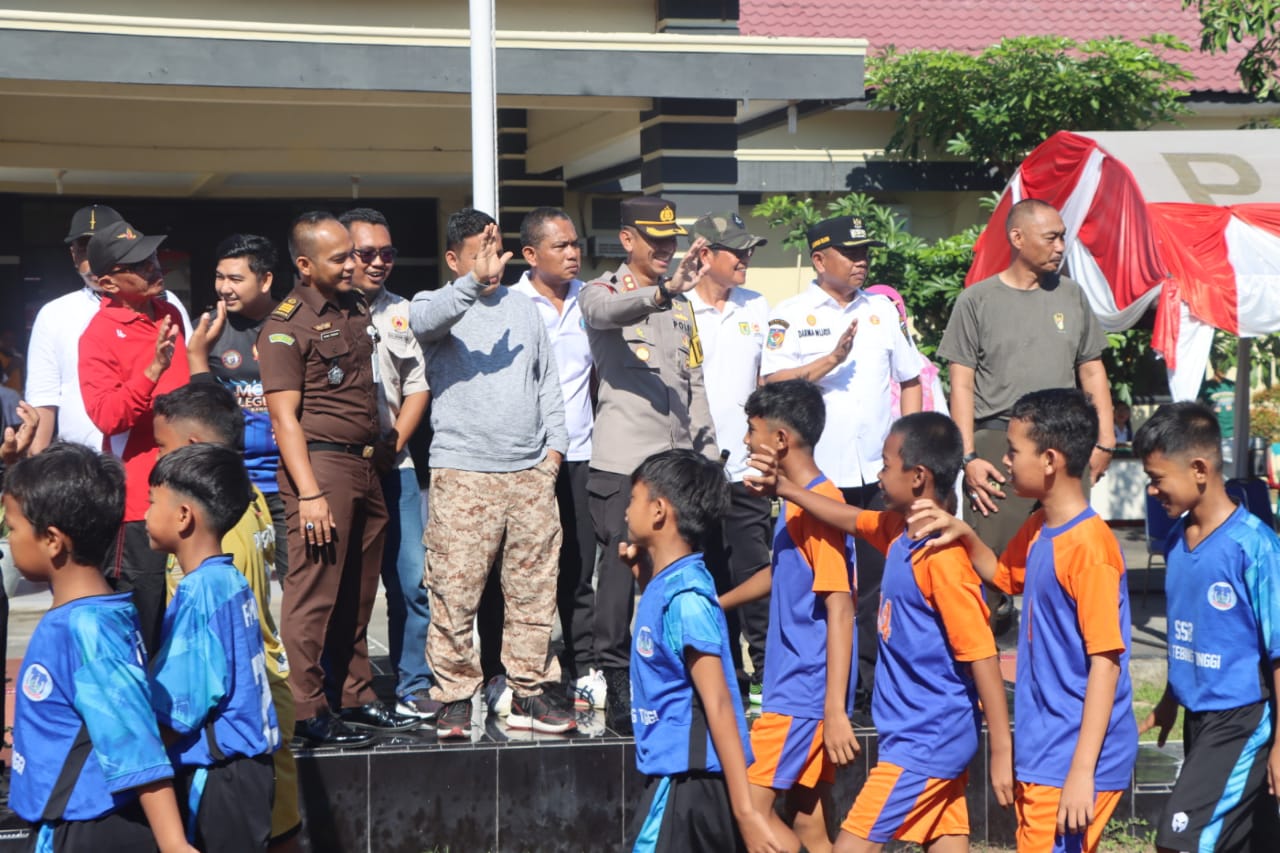 Sambut Hari jadi Bhayangkara Ke-78 Polres Sergai Gelar Perlombaan Turnamen Olahraga Piala Kapolres Sergai