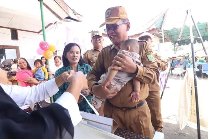 Sekda Pakpak Bharat Mewakili Bupati Hadiri Acara Lounching Gerakan Pengukuhan dan Intervensi Serentak Pencegahan Stunting