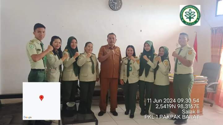 Dinas Ketahanan Pangan dan Pertanian Pakpak Bharat Menerima Kunjungan Mahasiswa POLBANGTAN Medan