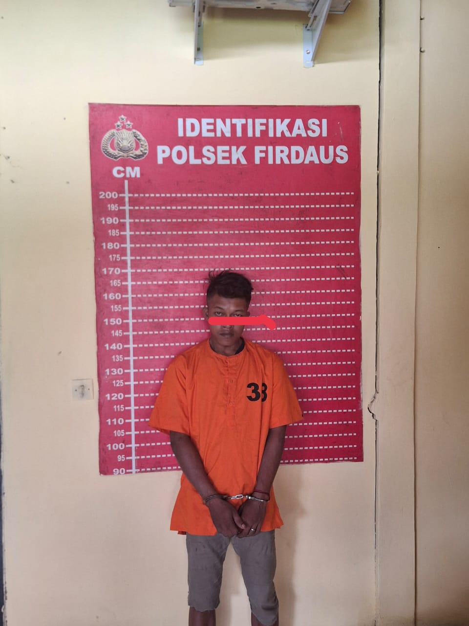 Tim Opsnal Unit Reskrim Polsek Firdaus Polres Sergai Ringkus Seorang Pria Terduga Pelaku Pencurian Sepeda Motor