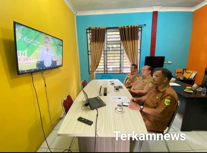 Tiga Kepala OPD Pakpak Bharat Ikuti Arahan Kemendagri Cara Rapat Virtual