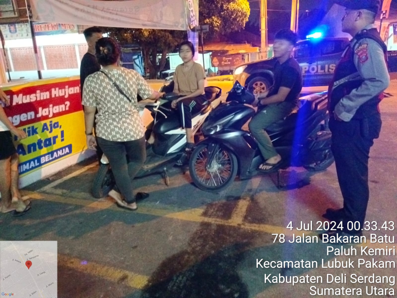 Usai hari Bhayangkara ke 78 Polresta Deli Serdang Semakin Meningkatkan Patroli Blue Light Ciptakan Situasi Kamtibmas Aman dan Kondusif