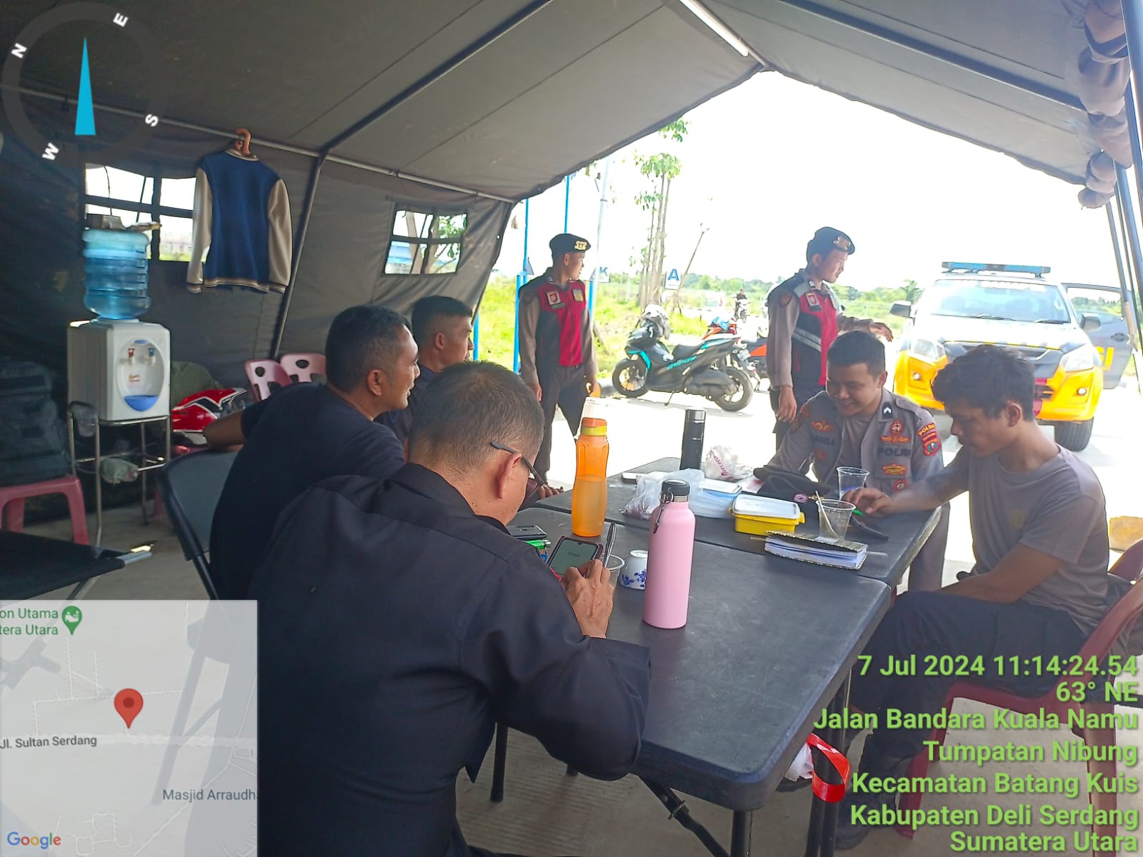 Pastikan Pembangunan Sumut Sport Centre Berjalan Aman dan Lancar, Polresta Deli Serdang Rutin Laksanakan Pengamanan dan Patroli