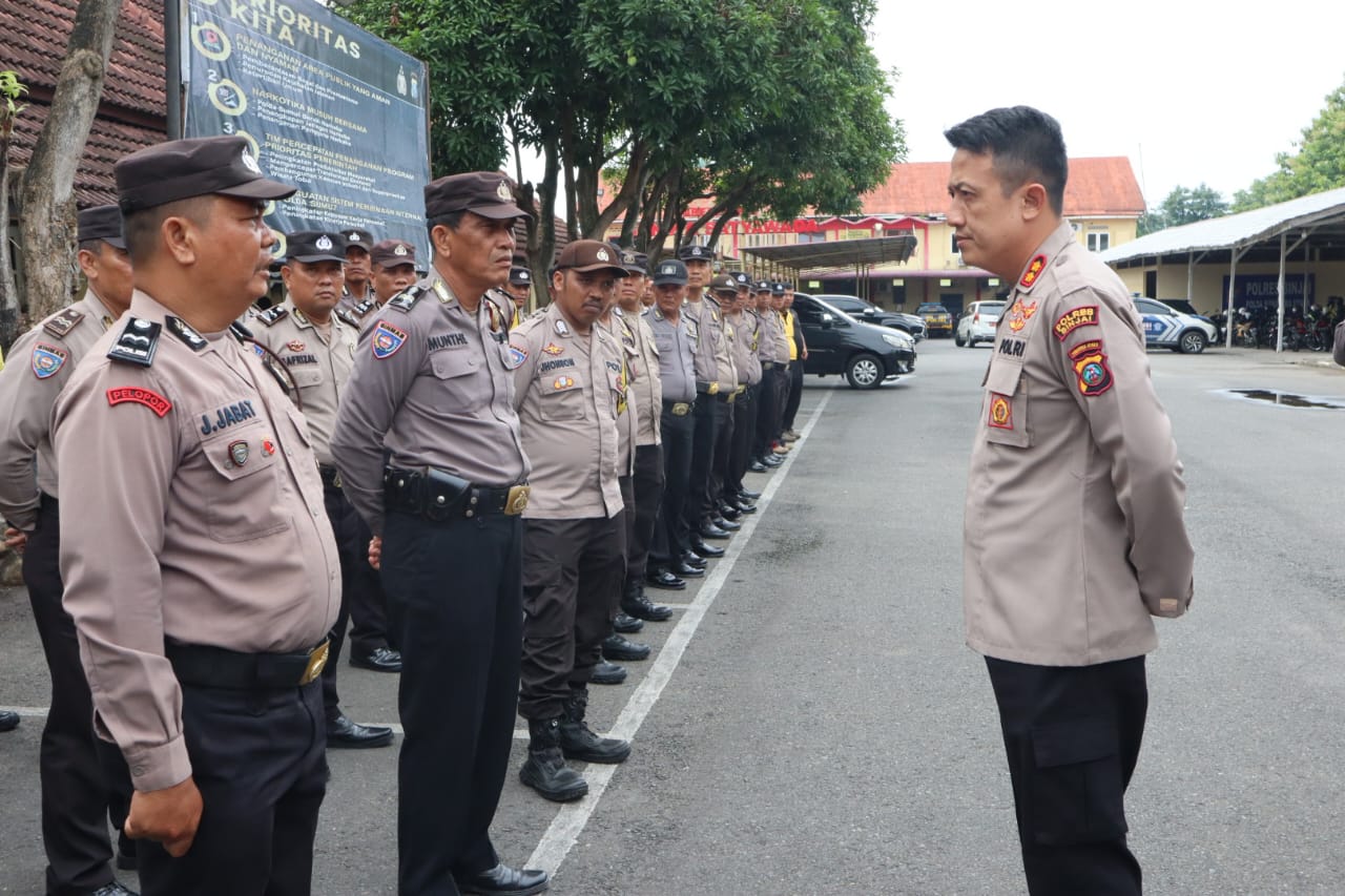 Kapolres Binjai Ajak Bhabinkamtibmas Wujudkan Kamtibmas Kondusif Di Kota Binjai