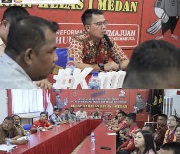 Rutan Kelas I Medan Kumham Sumut Gelar Rapat P2HAM dan Persiapan HDKD