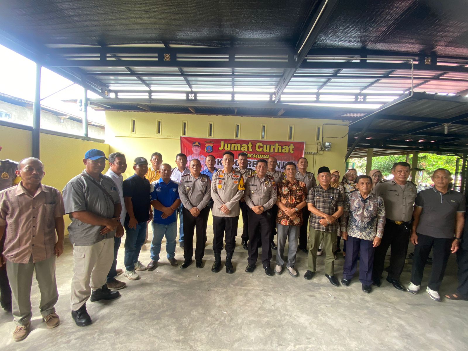 Bersama Kapolres Binjai Dan Warga Binjai Timur Berbagi Informasi Kamtibmas