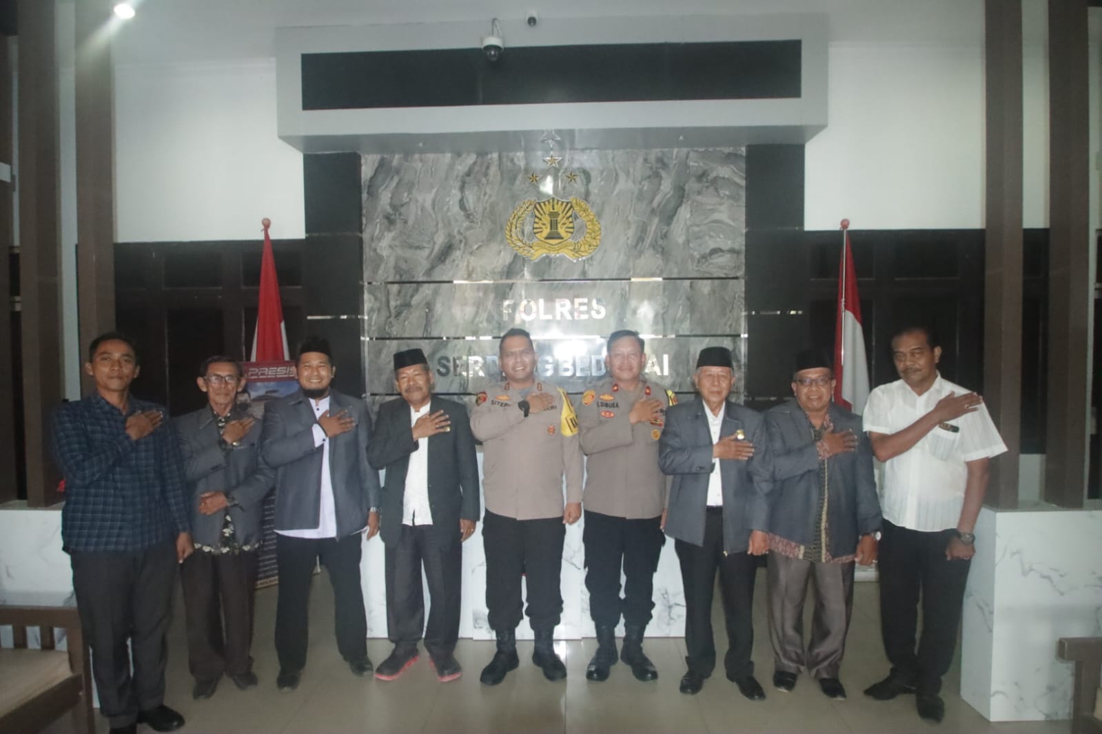 Kapolres Sergai Menyambut Hangat Audiensi FKUB Kabupaten Serdang Bedagai