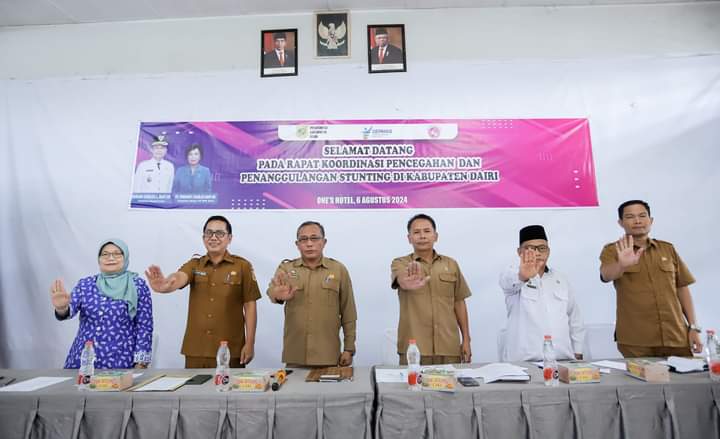 Pj Sekda Dairi Ajak Seluruh Pihak Agar Lebih Fokus Dan Serius Dalam Menangani Pencegahan Angka Stunting Di Kabupaten Dairi