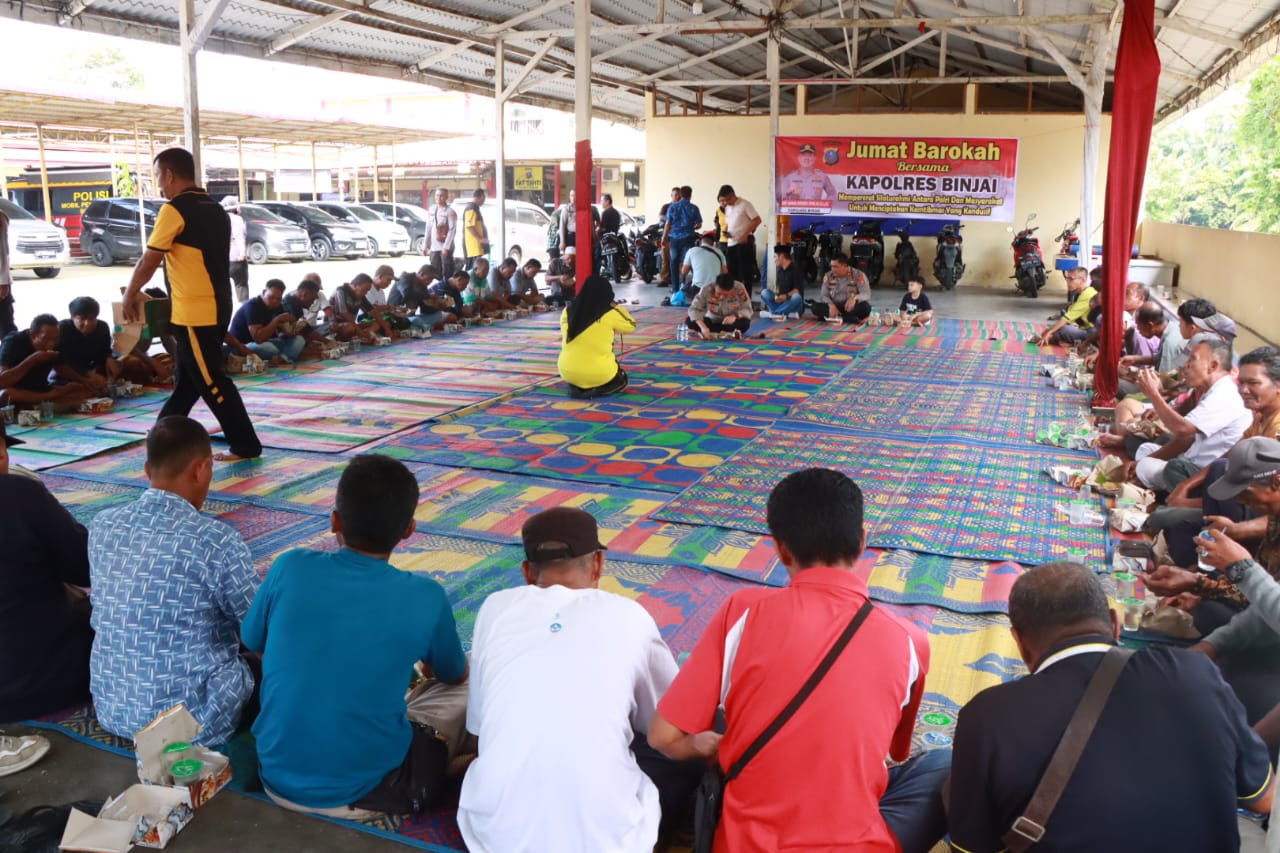 Ratusan Pengemudi Betor Mendatangi Polres Binjai