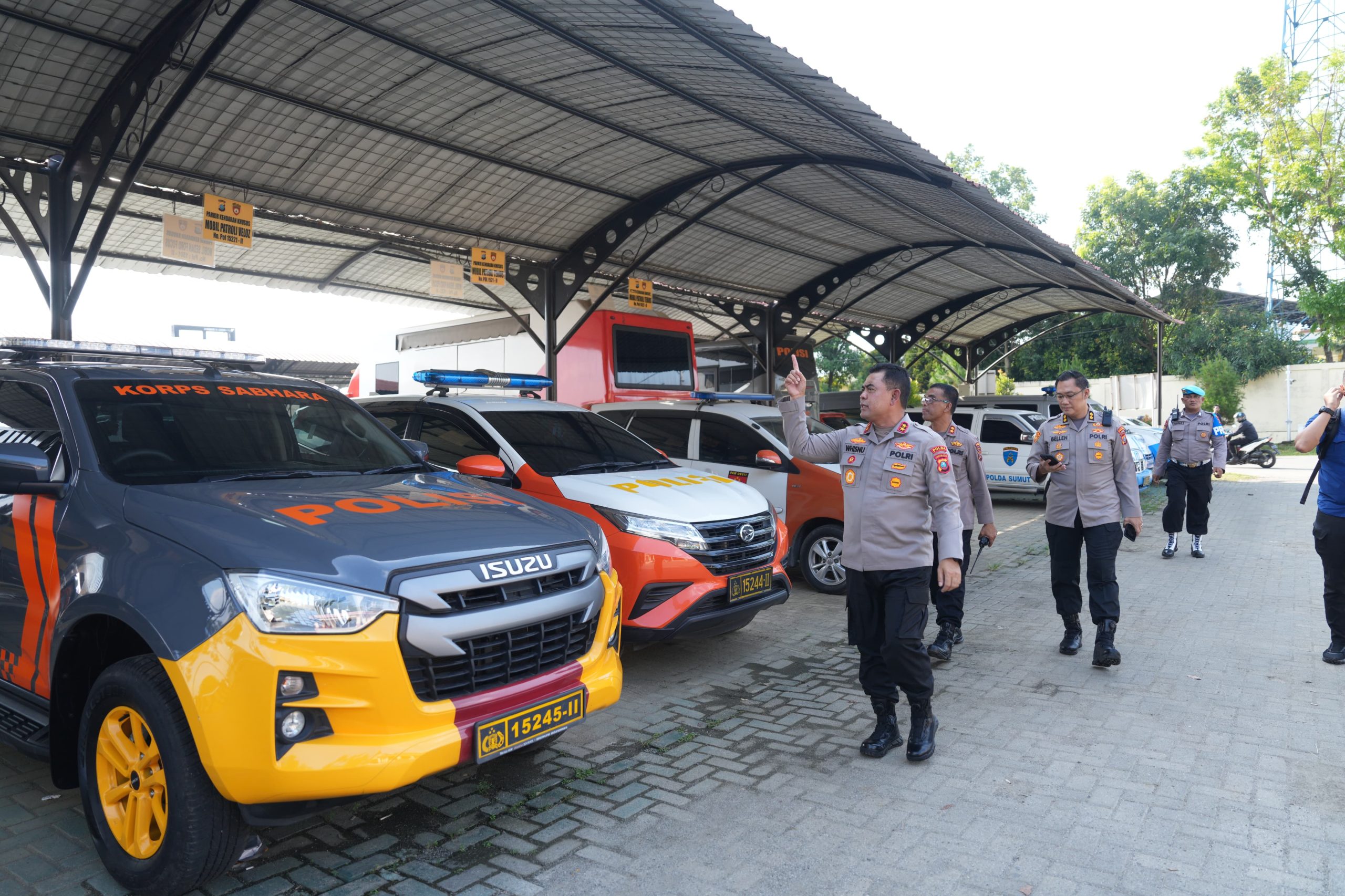 Kapolda Sumut Tinjau Sarana dan Prasarana Mapolda Sumut