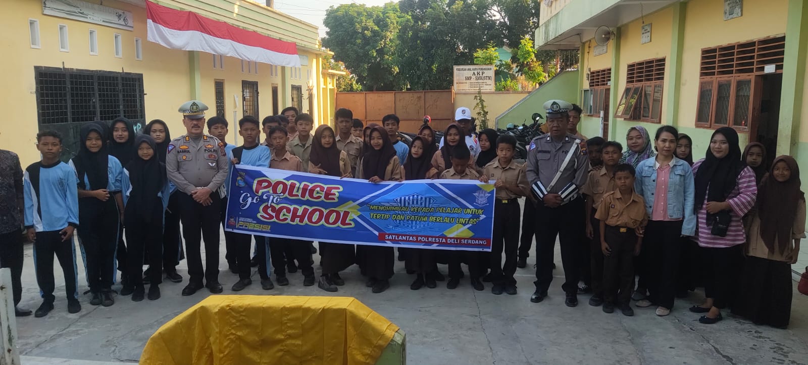 Police Goes To Scholl Sat Lantas Polresta Deli Serdang
