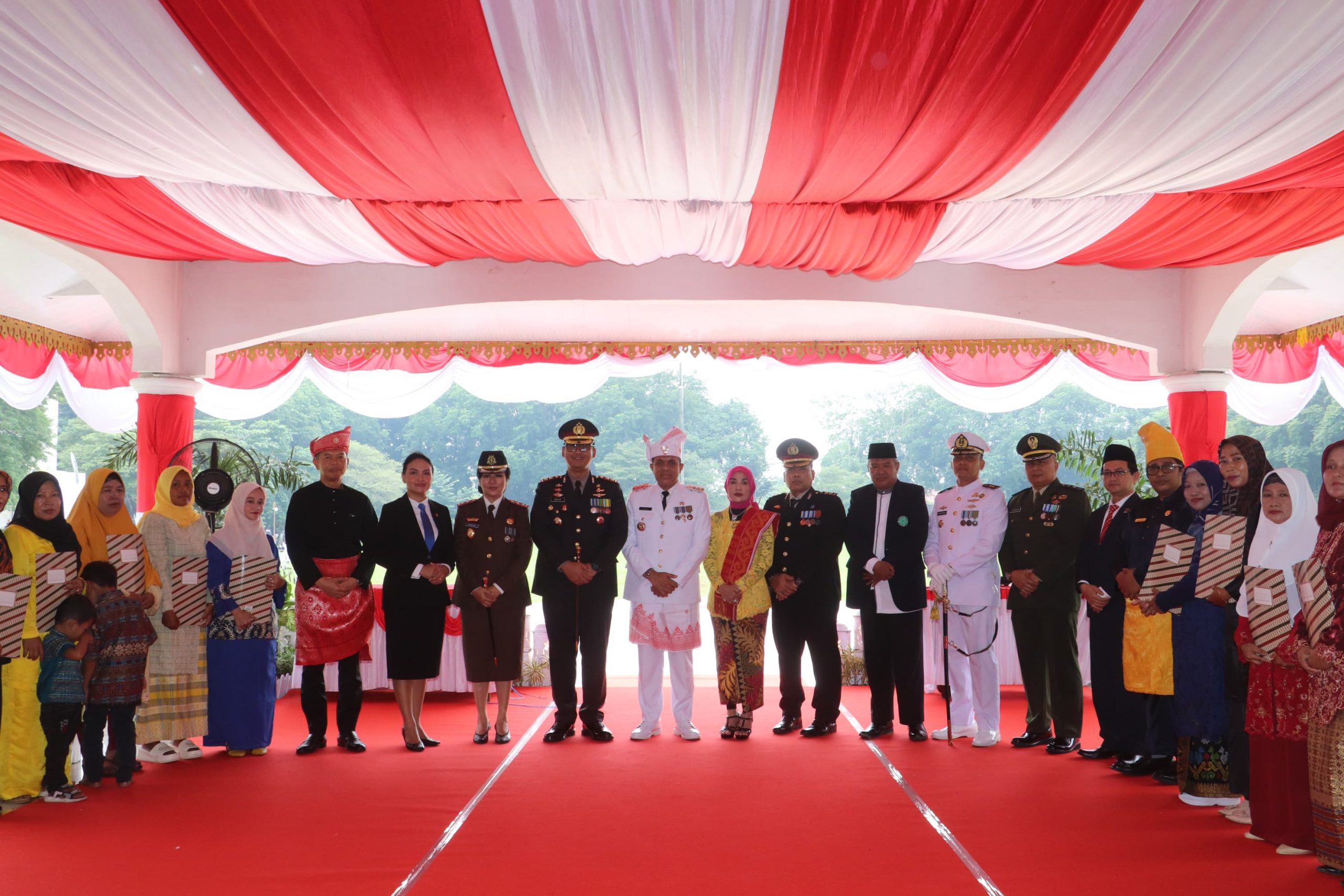 Kapolres Langkat Bersama PJU Hadiri Upacara Peringatan HUT Kemerdekaan RI Ke-79