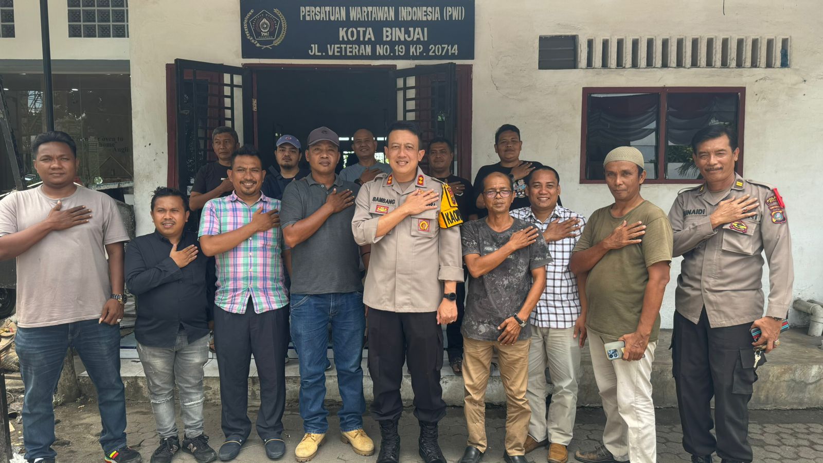 Kapolres Binjai Datangi Kantor PWI Binjai