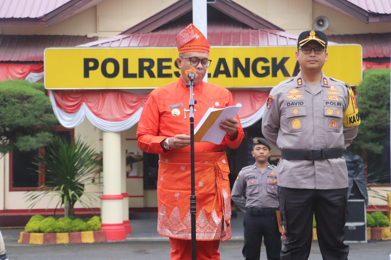 Pj Bupati Langkat Pimpin Apel Gelar Pasukan Operasi Kewilayahan HATRA TOBA 2024
