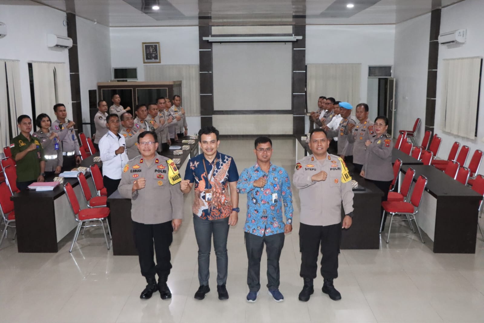 Tim Ombudsman RI Sumut Lakukan Penilaian Pelayanan Publik Di Polres Sergai