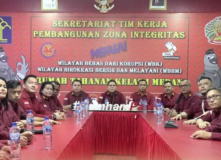 Rutan Kelas I Medan Kumham Sumut Ikuti Webinar Series 2 Via Zoom Meeting Cerdas Bersama BPSDM Hukum dan HAM