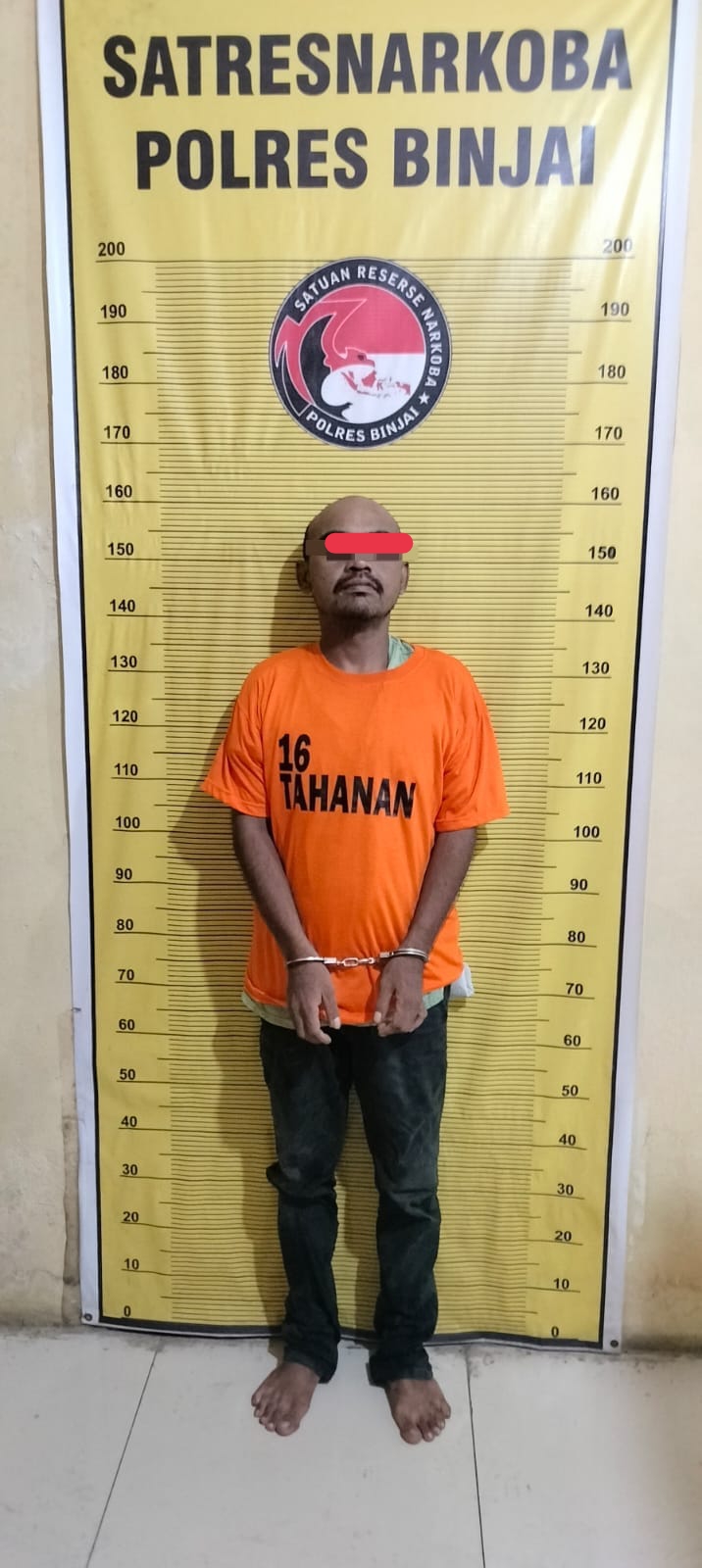 Residivis Ditangkap Polres Binjai Saat Edarkan Daun Ganja Kering