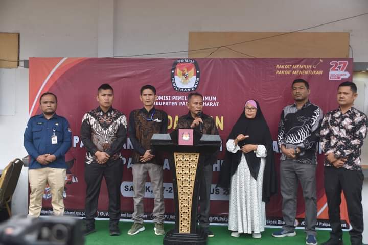 KPU Pakpak Bharat Membuka Pendaftaran Paslon Bupati dan Wakil Bupati Tahun 2024