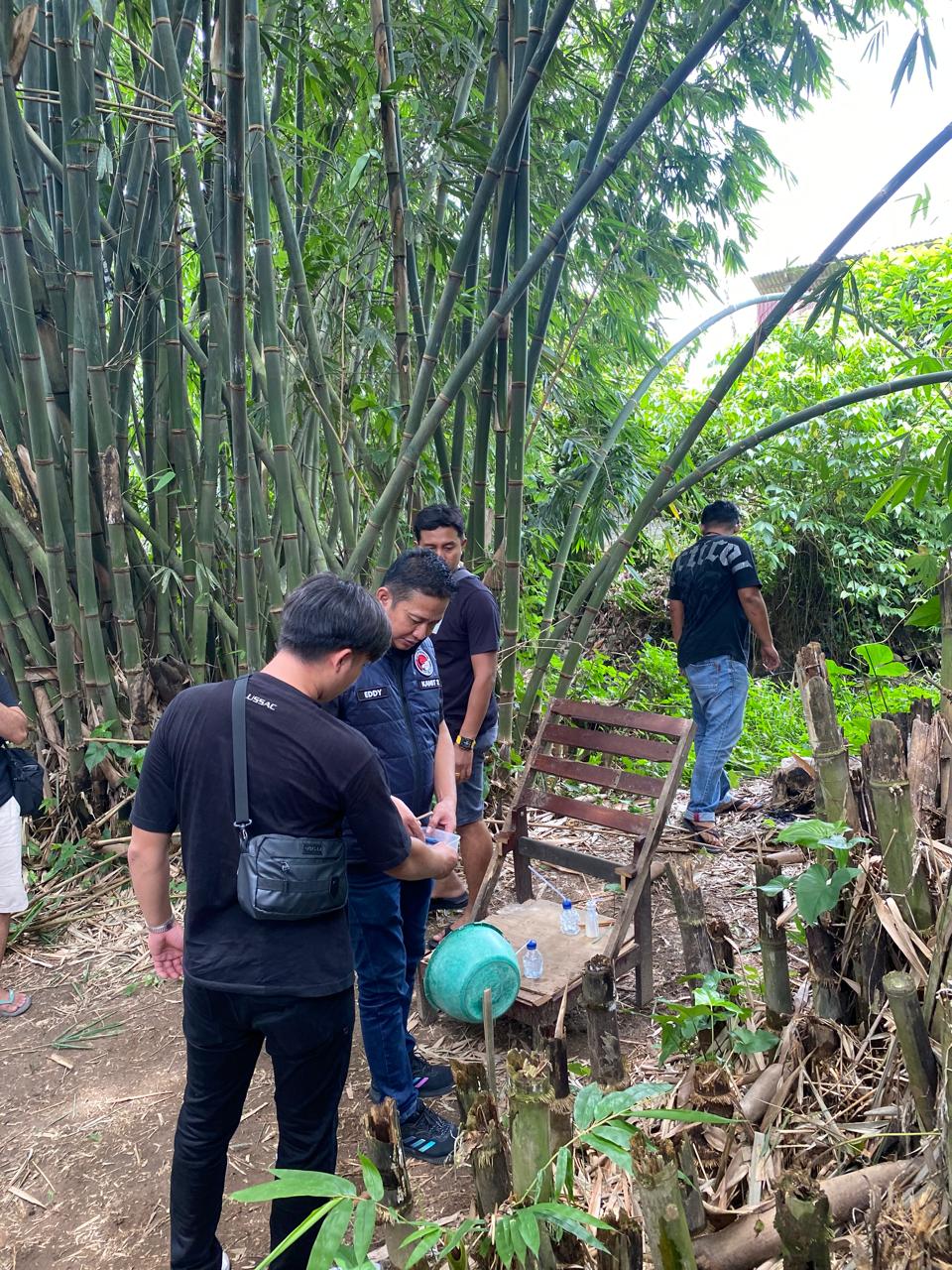 Polres Binjai Grebek Kampung Narkoba Di Kecamatan Selesai