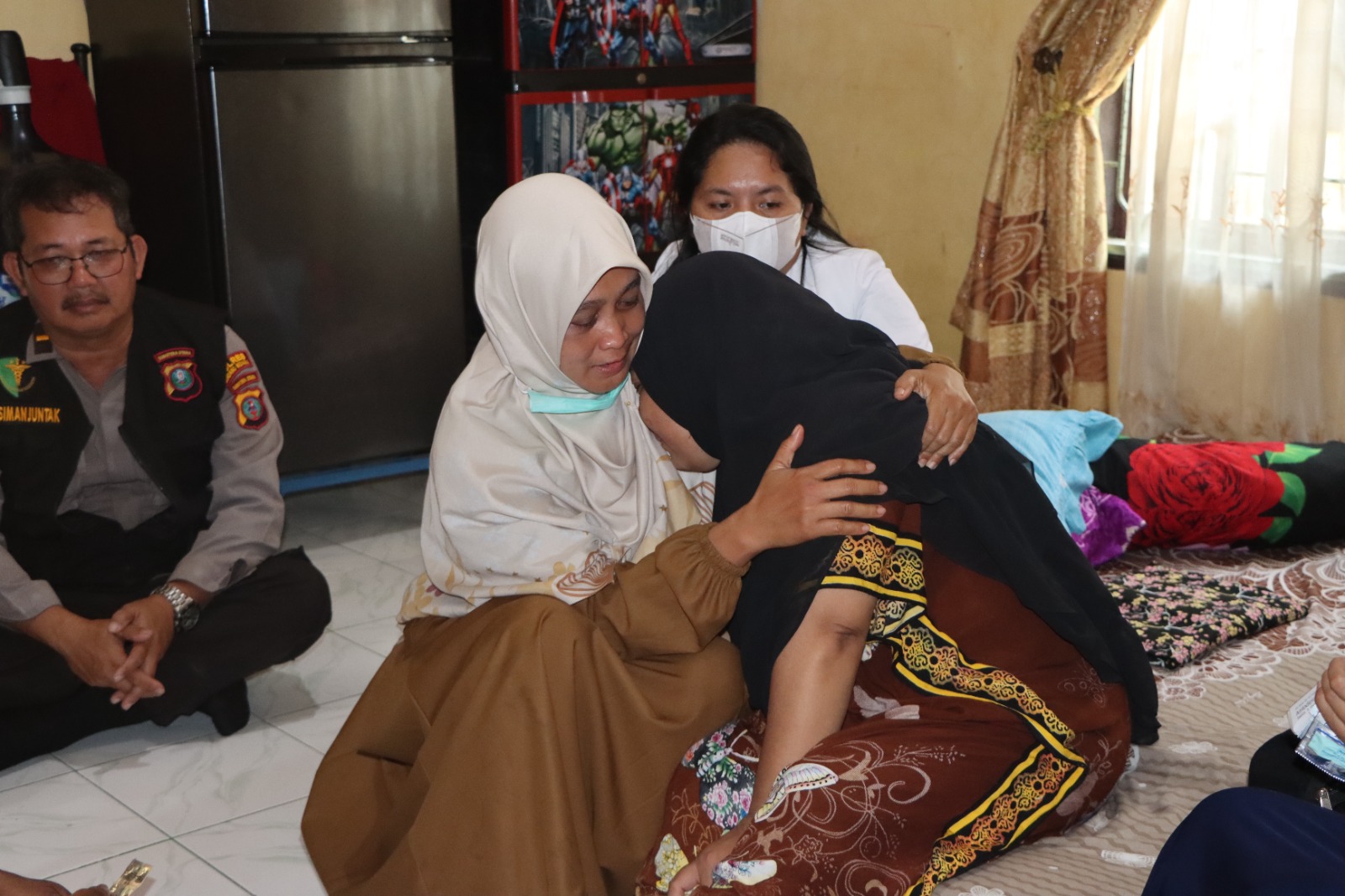 Trauma Healing Polres Sergai Bagi Keluarga Korban Penembakan