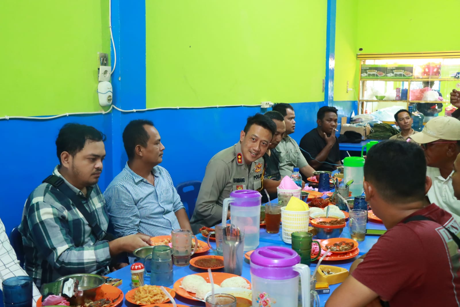 Kapolres Binjai Bersama Para Media Pererat Silaturahmi Jalin Komunikasi
