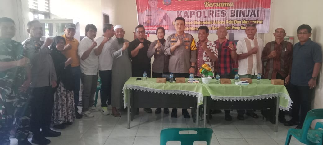 Berbagi Informasi Melalui Jumat Curhat Bersama Kapolres Binjai