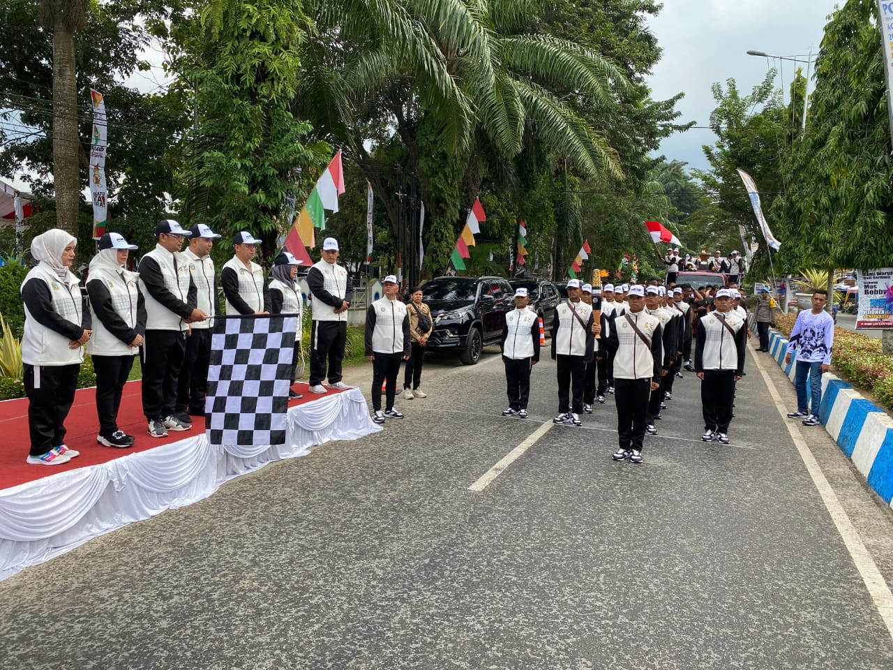 Kapolresta Deli Serdang Hadiri Upacara Kirab Api PON XXI Aceh – Sumut Tahun 2024