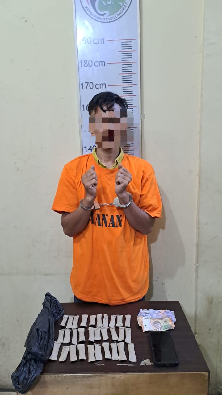 Sat Res Narkoba Polres Langkat Tangkap Pelaku Penyalahgunaan Narkotika Jenis Ganja
