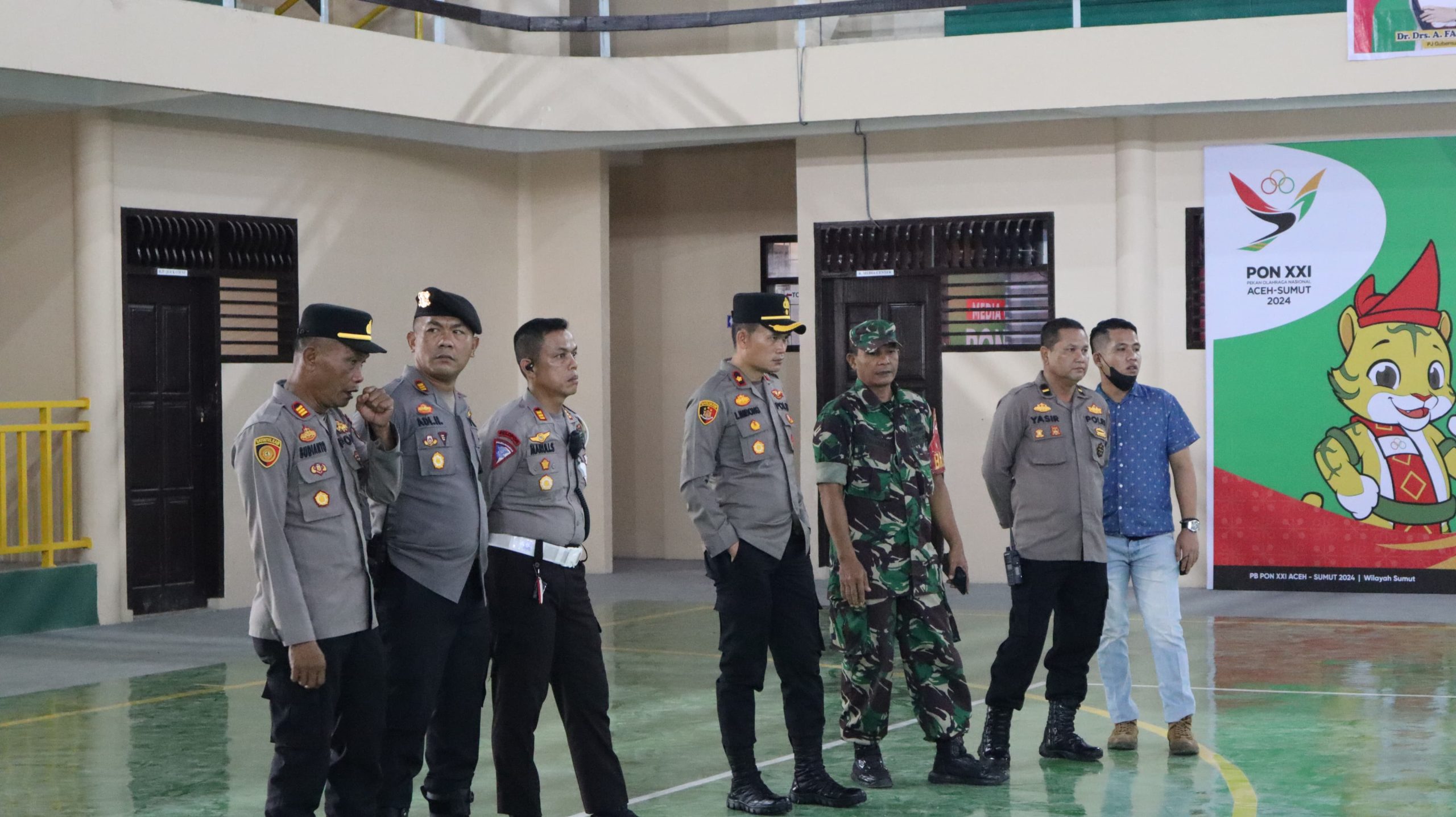 Polres Langkat Cek Kesiapan Venue PON Aceh-Sumut
