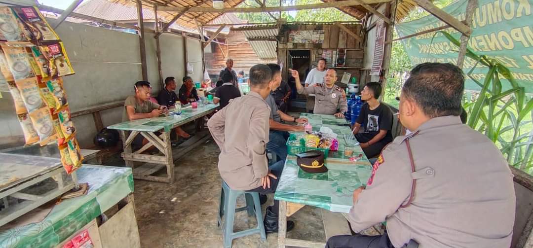 Bhabinkamtibmas Polsek Gebang Laksanakan Kegiatan Cooling System Dan Edukasi Warga Untuk Jaga Kamtibmas