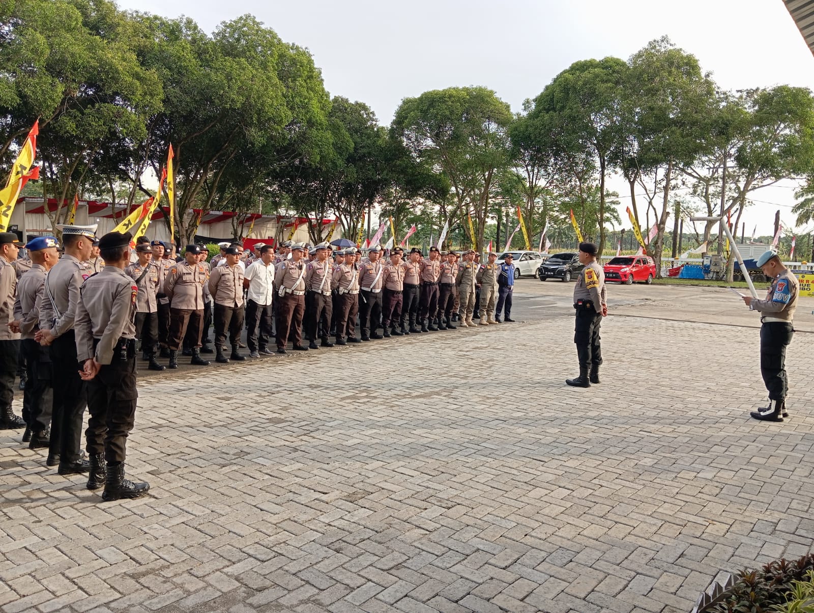 Hari Ke-tiga Polres Langkat Melakukan Pengamanan Cabang Olahraga Sambo PON XXI Aceh-Sumut