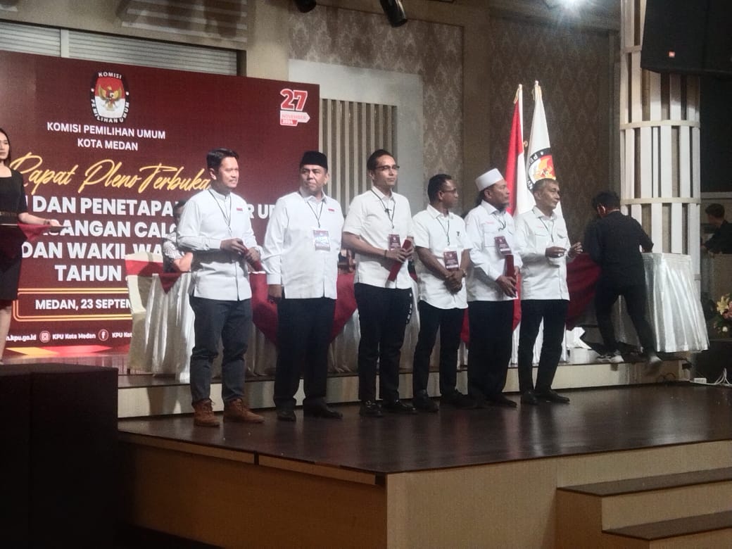Pilwalkot Medan, Rico-Zaki No Urut 1, Ridha-Rani No Urut 2, Hidayatullah-Ridho No Urut 3