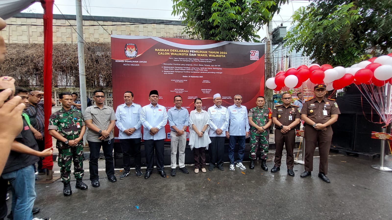KPU Medan Ajak 3 Paslon Wali Kota dan Wakil Wali Kota Ciptakan Pilkada Damai