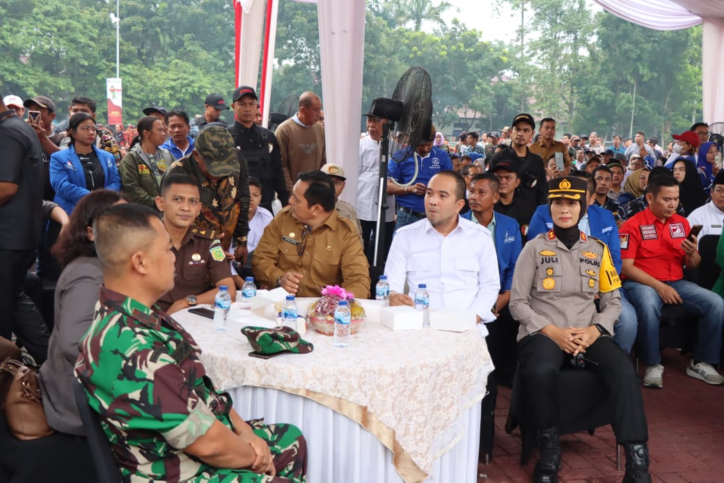 Polresta Deli Serdang Telah Laksanakan PAM Deklarasi Damai Pemilihan Bupati Dan Wakil Bupati Deli Serdang
