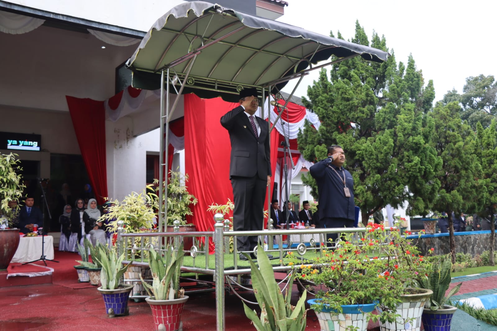 Peringati Hari Kesaktian Pancasila, Polresta Deli Serdang Ikuti Upacara Di Pemkab Deli Serdang